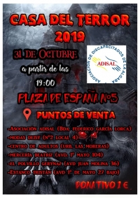 La Casa del Terror del d&iacute;a 31 recaudar&aacute; fondos para la Asociaci&oacute;n ADISAL