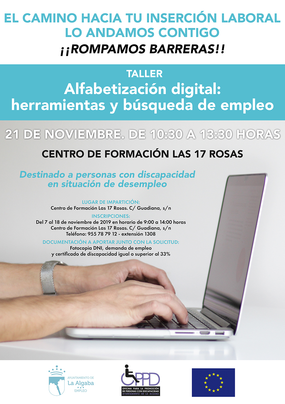 El Ayuntamiento ofrece un taller para ayudar a encontrar empleo a las personas con discapacidad